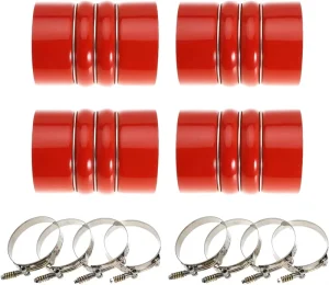 Customized Cutting Steel Ring Reinforced Silicone Dome Cooling Hose Accessories for Cars/Trucks