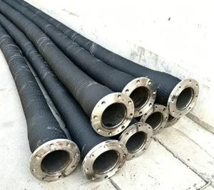 Customized Diameters Industrial Natural Rubber Wear Resistant Bulk Material Discharge Material Rubber Hose