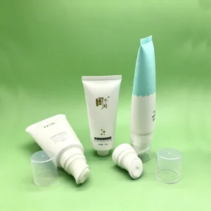 Customized Empty 100ml 150ml 200ml Plastic Cosmetic Tube with Silicone Brush Applicator