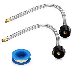 Customized Flexible Connector Propane Adapter Gas Extension Pipe High Pressure Water Supply 304 316 Stainless Steel Braided Hose