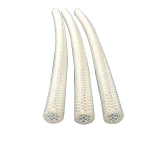 Customized Flexible Food Grade Braid Silicone Rubber Hose Reinforced Silicone Tube 6*12 8*14 25*35 32*42