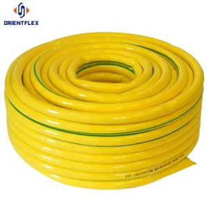 Customized Heavy Duty Anti abrasion PVC Garden Watering Hose Pipe With Nozzle 7.5m To 100m