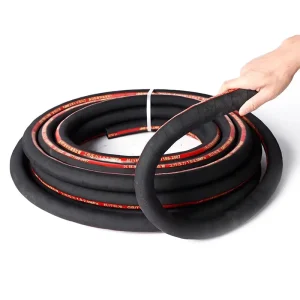 Customized High Pressure Steam Hose Large Diameter Braided Rubber Air Hose High Temperature Wear Resistant for Water Application