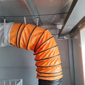 Customized Industrial PVC Insulated Air Ducts Fireproof and Flame Retardant Flexible Ventilation Ducts