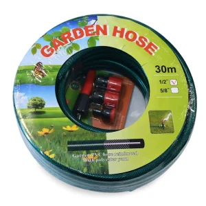 Customized Logo PVC Garden Water Hose 1/2” 5/8” 3/4” 1 Inch Plastic Tubes PVC Garden Hose Set