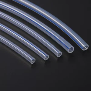 Customized Medical Silicone Platinum Cure Liquid Silicone Tube Hose With Blue Radiopaque Developing Line