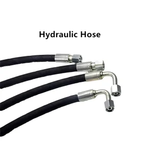 Customized NBR Fabric Reinforced SAE100 Standard Diameter Water Air Oil Rubber Hose Cutting 40C +120C Hydraulic Hose