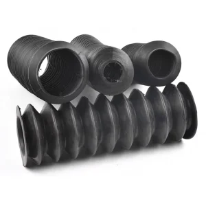 Customized NBR Neoprene Flexible Rubber Round Hose Dust Covers Silicone Rubber Bellows