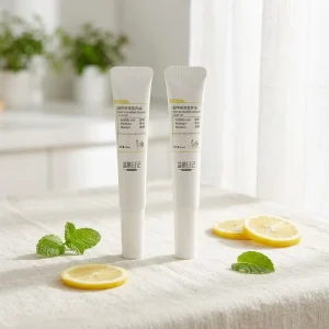 Customized PE Plastic Squeeze Cosmetic Lipstick Packaging Tube 15ml Transparent Screen Printed Skin Care Tube