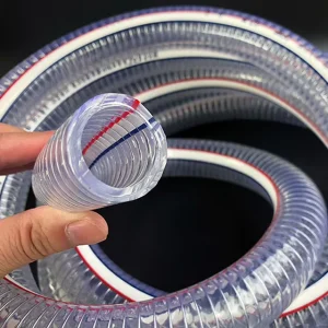 Customized Plastic Hose Pipe Food Grade 2 3 4 Inch PVC Steel Wire Reinforced Tube