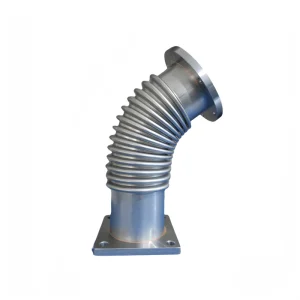 Customized S304 SS316 Corrugated Oil Suction Pipe Bellows Expansion Joint & Flexible Hose Fitted with Circular Flanges