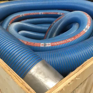 Customized Size PP Composite Hose High Tensile Steel Wire Reinforced Flexible Petroleum Suction Hose for Chemical Plants Cutting