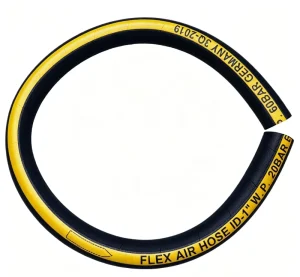 Customized Size Wrapped Surface Smooth Surface Reinforced Industrial Rubber Hose Lightweight Air Hose