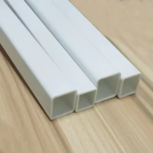 Customized Square Plastic Tubes Pvc Abs pp Pe Pvdf Extruded Customizable Square Pipe