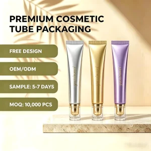 D19 D22 D25 ABL Tube Lip Gloss Tubes Hourglass Waisted Acrylic Lid Squeeze Tube Plastic Packaging