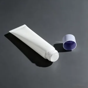 D35mm Cosmetic Plastic Tube Packaging with PP Plastic Ball Massage Applicator for Hair Removal Cream Essence Antiperspirant Care