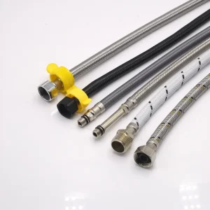 DALEPU Factory Braided Water Pipe Stainless Steel Heatproof Braided Connector 10-200CM Factory Price Braided Plumbing Hose