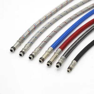 DALEPU Modern Stainless Steel Braided Flexible Bidet Water Hose with 3 Year Warranty Model DLP 1001 for Bathroom Toilet Plumbing