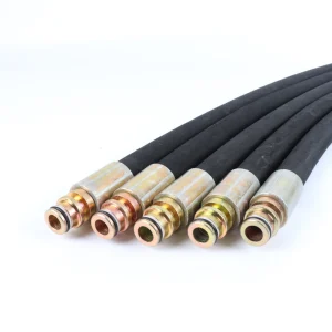 DIN EN 853 2SN 1SN Hydraulic Rubber Hose Steel Wire Braided High Pressure Flexible Oil Pipe SAE 100 R2AT Fittings Assembly