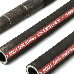 DIN EN 856 4SP&4SH Hydraulic Hose 4 Layers Steel Wire Sprial Reinforcement High Working Pressure