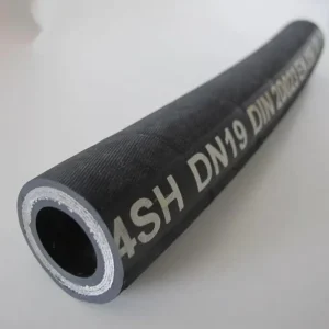DIN EN 856 4sh Industrial Braided Spiral Hose High Pressure Air Hose with Synthetic Rubber and NBR Model Number Hose Pipe