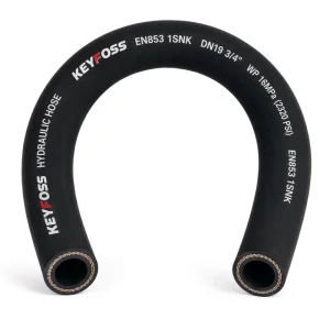DIN EN853 1SNK Flexible Braided High Pressure Hydraulic Hose
