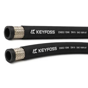 DIN EN853 1SNK Oil Fuel Gasoline Petroleum Resistant Flexible Rubber Hydraulic Hose