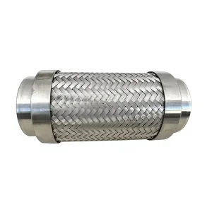 DN100mm 304 Forged High Pressure Stainless Steel Corrugated Flexible Metal Hose for Industrial Steam Pipeline