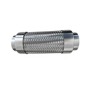 DN125mm 304 Forged Stainless Steel High Pressure Smooth Corrugated Metal Flexible Braided Hose for Industrial Steam Pipeline