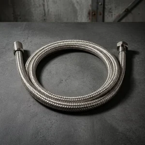 DN15mm 316 High Pressure Stainless Steel Flexible Metal Braided Hose Helical Corrugated Bellows