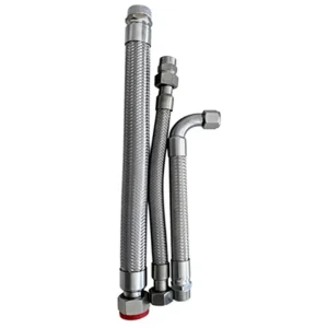 DN15mm SS304 High Temperature Steam Industry Flexible Metal Braided Hose Welding Connection Corrosion Chemical Resistant