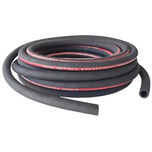 DN25-DN300 High Temperature Corrosion Pressure Resistance Rubber Steam Hose Pipe Black Red Cutting Service