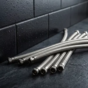 DN25mm 201 Stainless Steel Metal Braided Hose for Oil and Gas Transportation Helical Bellows