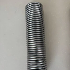 DN40mm 304 High Pressure Smooth Surface High Temperature Stainless Steel Braided Corrugated Hose for Exhaust Engine Applications