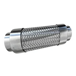 DN80mm 201 Forged High Pressure Stainless Steel Corrugated Flexible Braided Bellows Metal Hose for Industrial Steam Pipeline