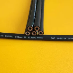 DOT SAE J1401 3.2×10.5mm 1 8″ Rubber Hydraulic Brake Hose Manguera De Goma Para Freno Hidraulico