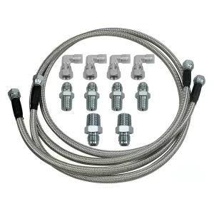 DOT SAE J1532 Black Nylon Braided PTFE Oil Cooler Hose AN4 AN6 AN8 AN10 AN12 Min 60 Max 260 Length 50m