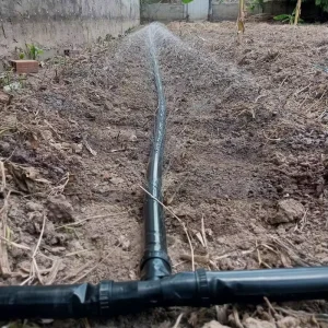 DaringFish 100 Meter Rain Hose Pipe Irrigation Kit with End Cap Grommet Cock Sprinkler for 1 Acre Land for Farm