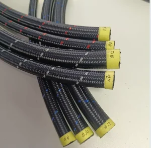 Dash JIC AN4 AN6 AN8 AN10 AN12 Universal Car Inside CPE Rubber Oil Gas Cooler Fuel Hose Tube Suit Nylon Braided