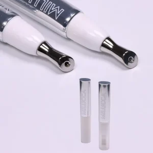 Detachable Zinc Alloy Nozzle Oblique Soft Plastic Lipstick Eye cream Cosmetic Packaging Tube 10-30ml Leak Proof Screw Cap Silk