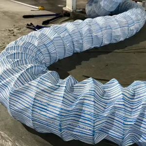 Diameter 4 Inches Soft Permeable Non woven Drainage Pipe Soft Penetrated Water Pipe for Roof Garden Subgrade