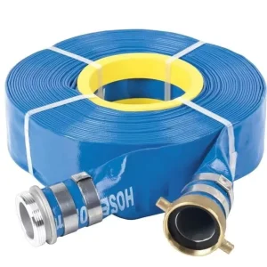 Diesel Engine Water Pump Matching 3bar PVC Layflat Water Pipe Irrigation Hose PTO Pump Pipe One time Weaving Molding Process