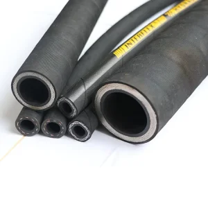 Din20023 Oil Resistant Synthetic Rubber Hose EN856 4SH 19mm 25mm 32mm Black Steel Wire Reinforced Water Application OEM Support