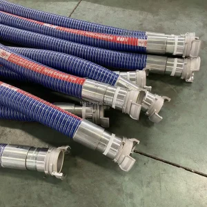Direct Factory High Temperature Flexible Tank Oil Suction Delivery Hose Chemically Resistant PTFE Composite Custom Cutting