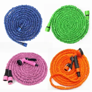 Direct Factory TPE Latex Water Hose Flexible Durable Magic Expandable Garden Hose with Sprayer Water Gun Set