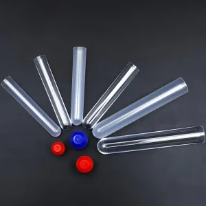 Disposable Transparent PP PS Plastic Test Tubes for Laboratory Use 13*75 13*100 16*100mm Sizes with Round Bottom