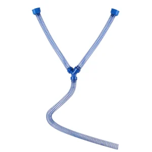 Double PVC Grey Drainage Hose for Sink Waste and Washbasin Flexible Corrugated Pipe 1-1/2″ and 1-1/4″
