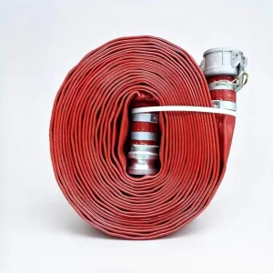 Double Reinforced Pressure Resistant Double Layer PVC Lined Fire Hose for High Rise Building Fire Control