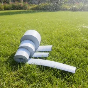 Double-color Flexible PE Lay Flat Agricultural Water Hose for Garden Industrial Use Rolling Design 2”-4.5” 50/100 Meters