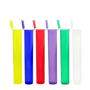 Dram Pop Top Bottle Plastic Tube. 73mm 80mm 85mm 90mm 98mm 109mm 116mm 120mm Transparent Child Resistant Pop Top Tube